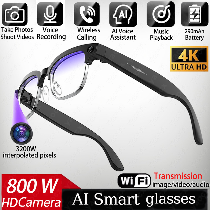 Photography Videography - 4K Smart AI Bril met 8MP