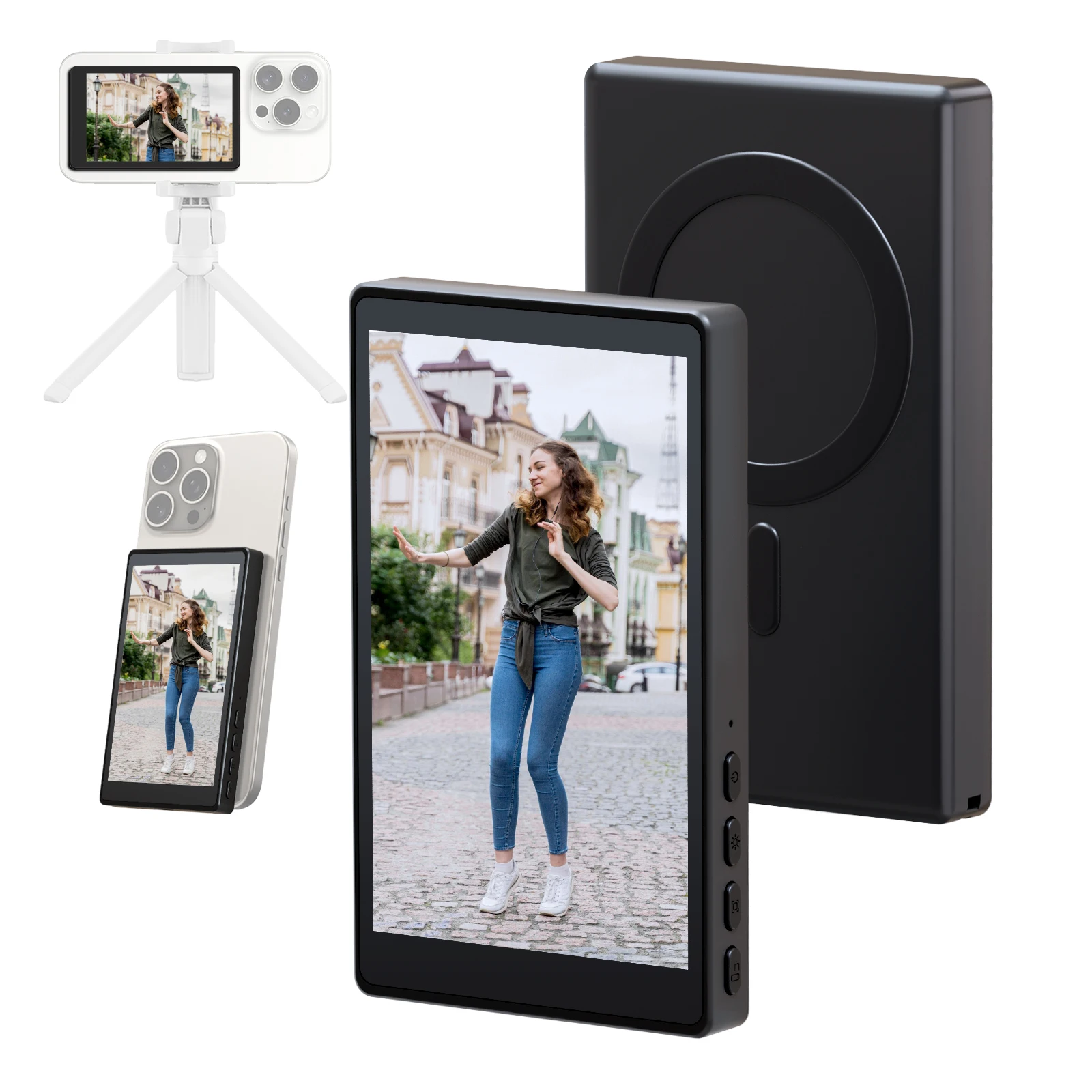 Photography Videography - Draadloze monitor achtercamera scherm smartphone selfie