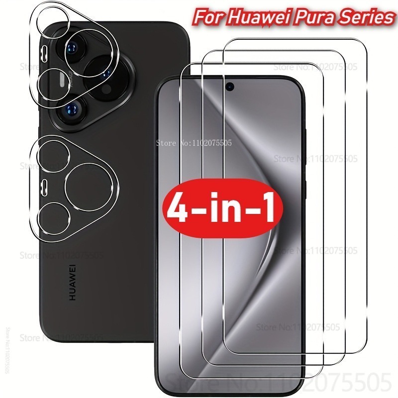 Photography Kit Huawei Pura 80 Ultra - [4-in-1] 2 Stuks Volledige Dekking Gehard