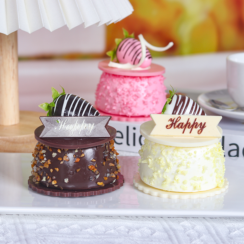 Photography Pro - 1PC Kunstmatige Mousse Taart Dessert Nep
