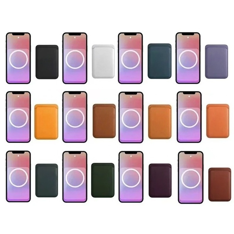 Photography Jokes - Sterke magnetische MagSafe portemonnee van leer