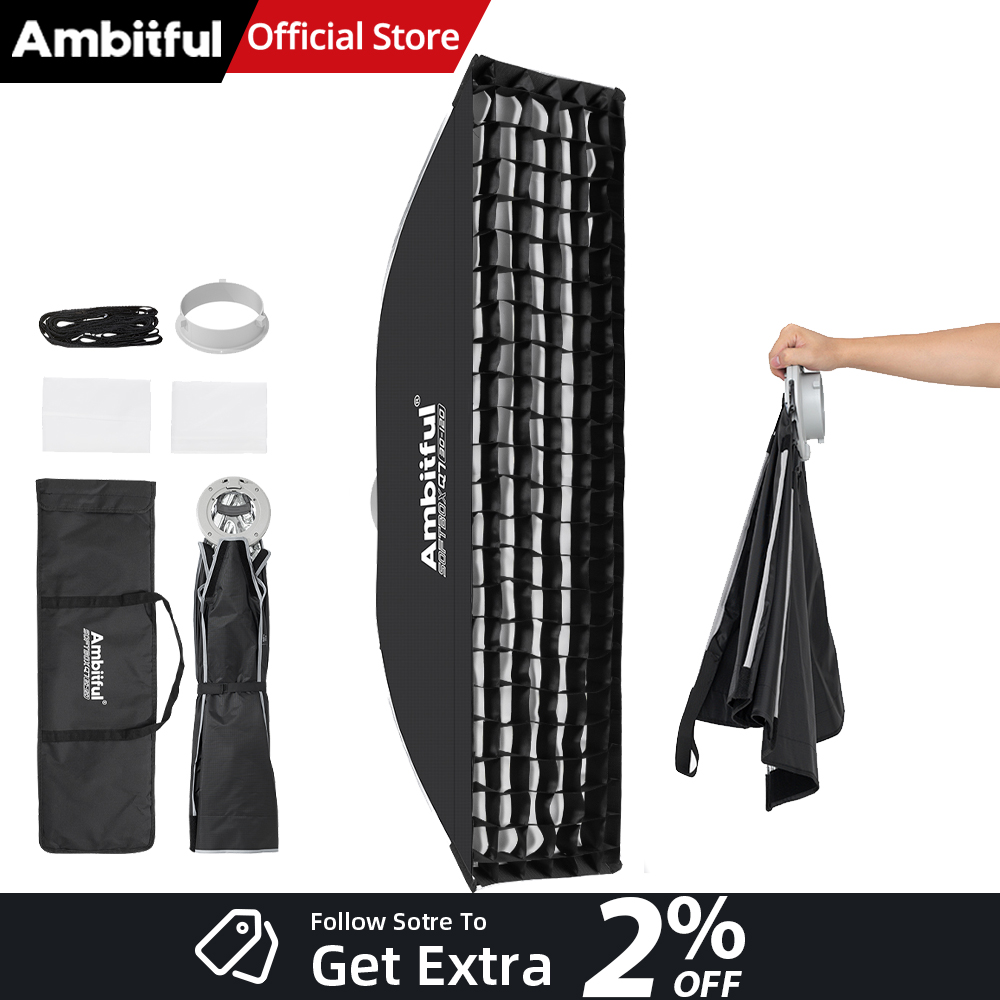 Photography Grid - Ambitieuze Q7-II 30*120cm Bowens Mount Strip