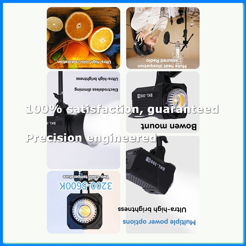 Photography Lighting - 300W Bi LED-videolamp, continue LED-verlichting met