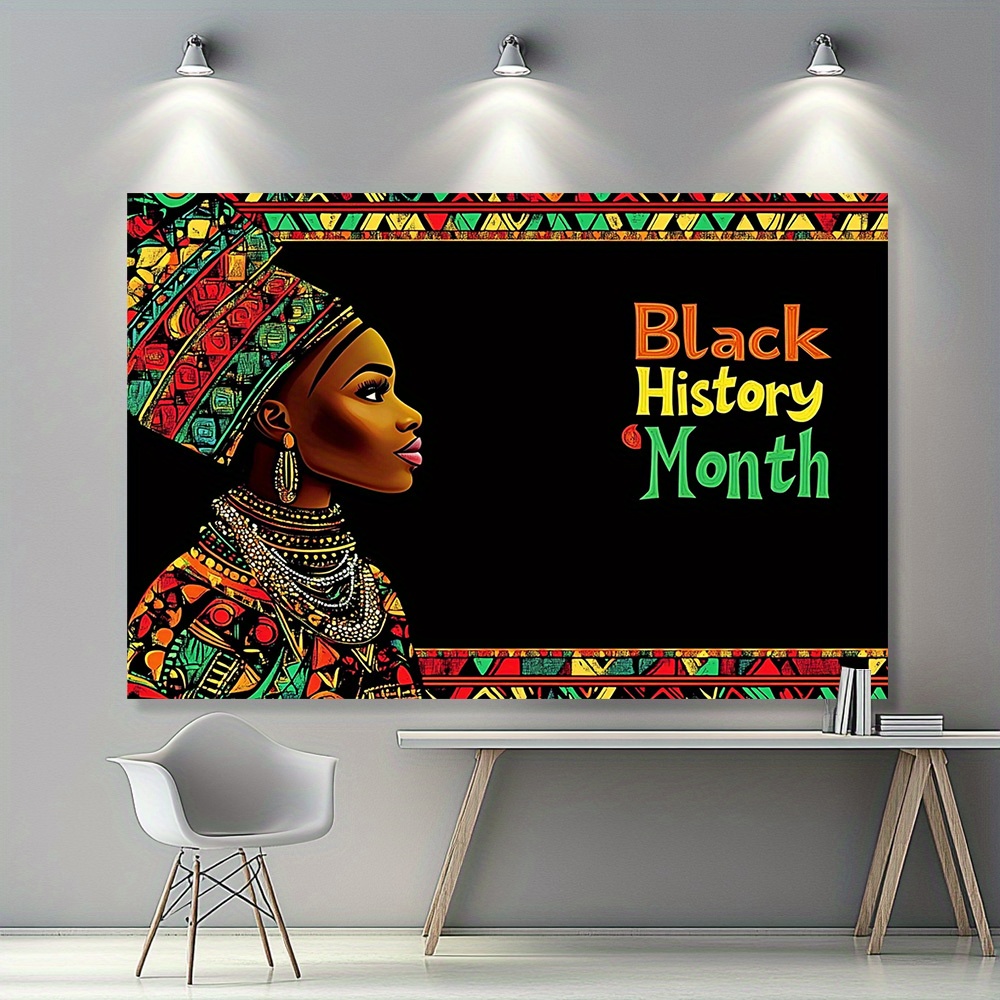 Een wanddisplay over Black His - Photography History recensie en prijs