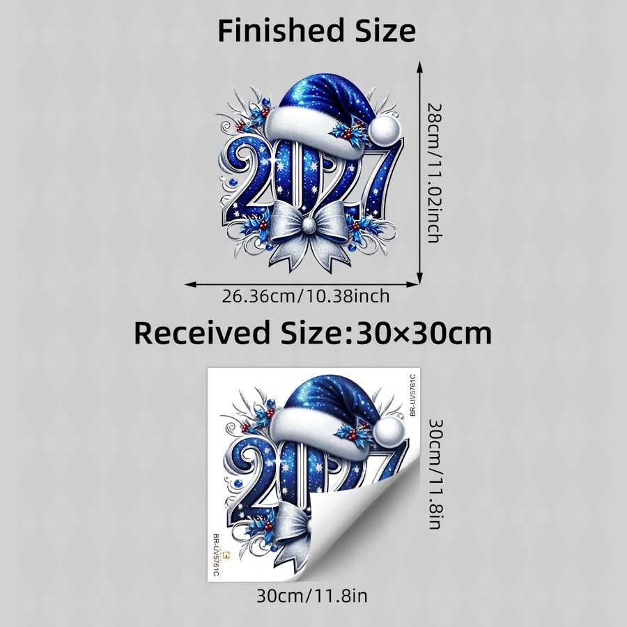 1 stuk 2027 Kerst Raamsticker  - Photography Of The Year recensie en prijs