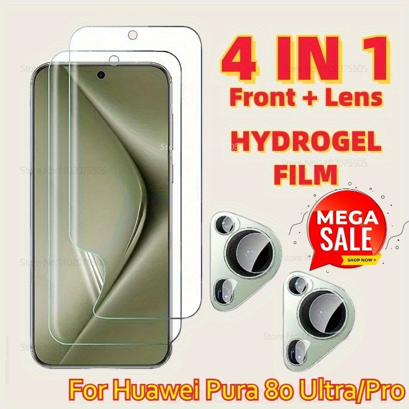 [4-in-1] 2 Stuks HD Anti-Kras  - Photography Kit Huawei Pura 80 Ultra recensie en prijs