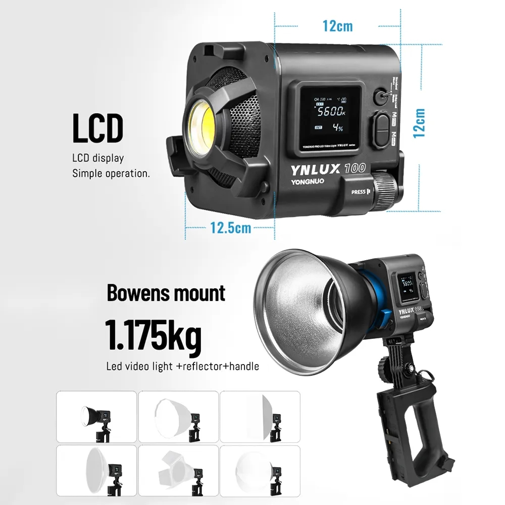 YONGNUO YNLUX100 100W 3200K-56 - Photography Lighting recensie en prijs