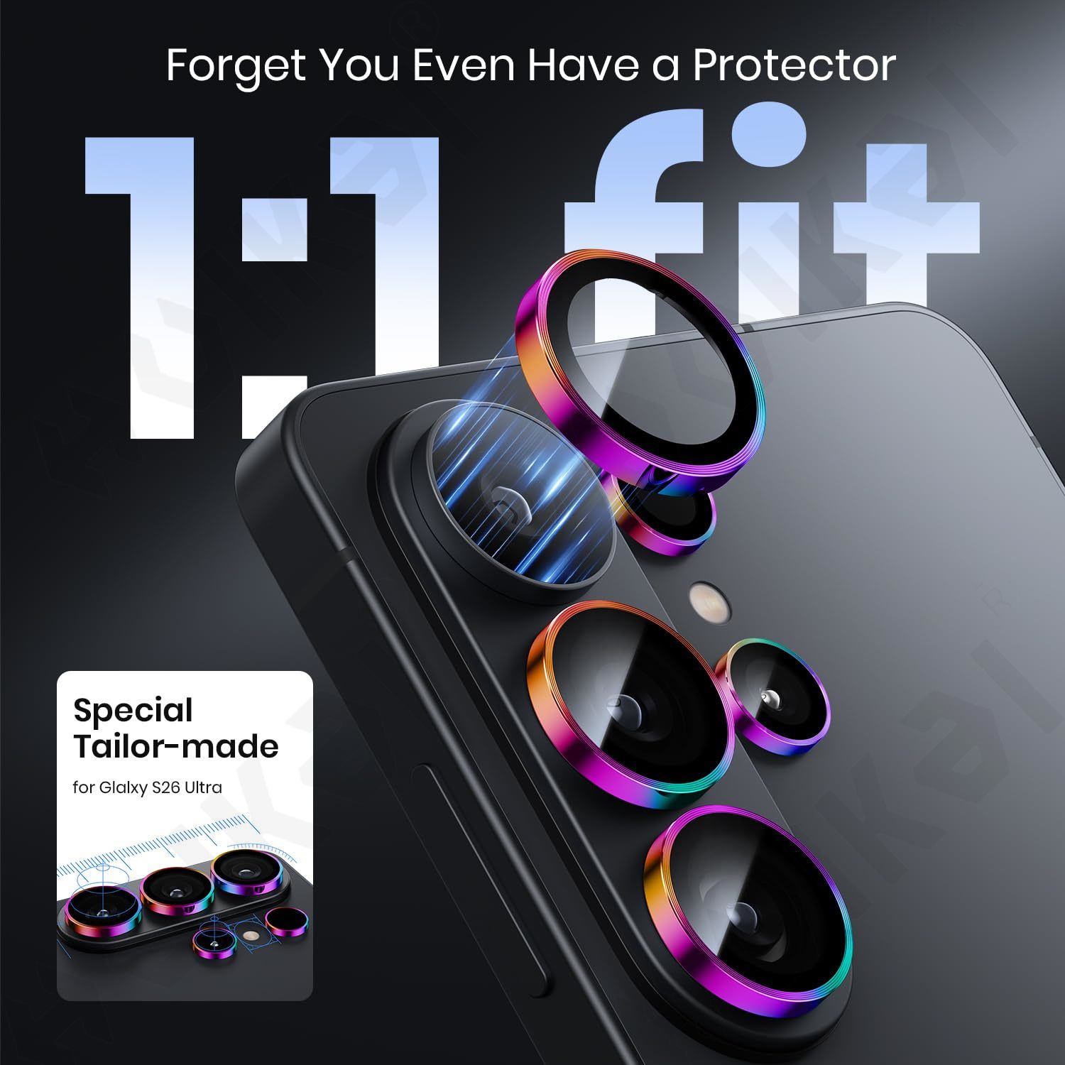 2 Set Gradient Camera Lens Bes - Photography Kit Samsung S26 Ultra recensie en prijs