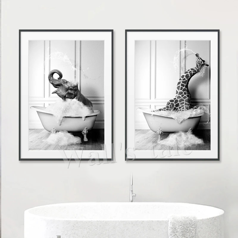 Zwart En Wit Dieren Badkamer F - Photography Duck recensie en prijs