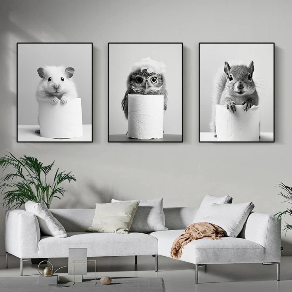 Zwart-wit schattig dier en toi - Photography Duck recensie en prijs