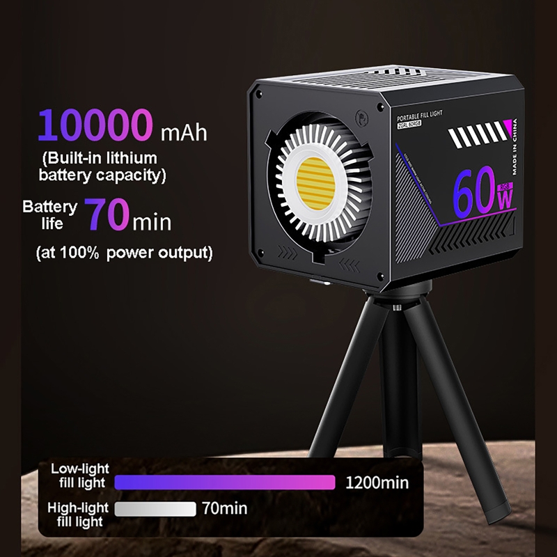 60W RGB Videolamp Draagbare LE - Photography Natural Lighting recensie en prijs