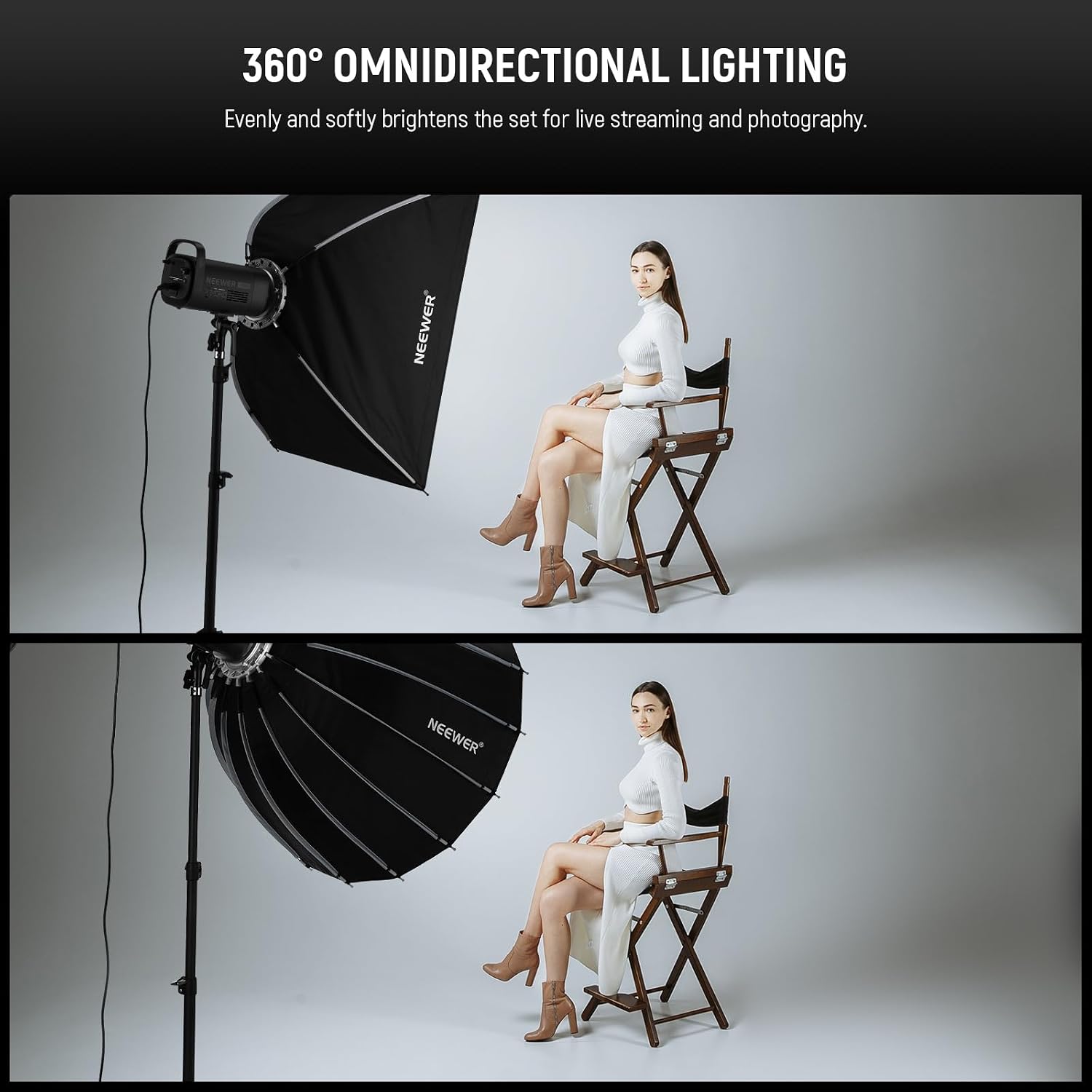 Parabolische softbox met Bowen - Photography Grid recensie en prijs