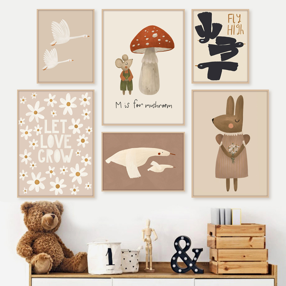 Boho Cartoon Konijn Muis Ganze - Photography Duck recensie en prijs