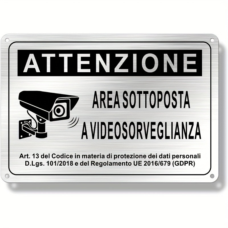Italiaans veiligheidsbord 20X3 - Photography Videography recensie en prijs