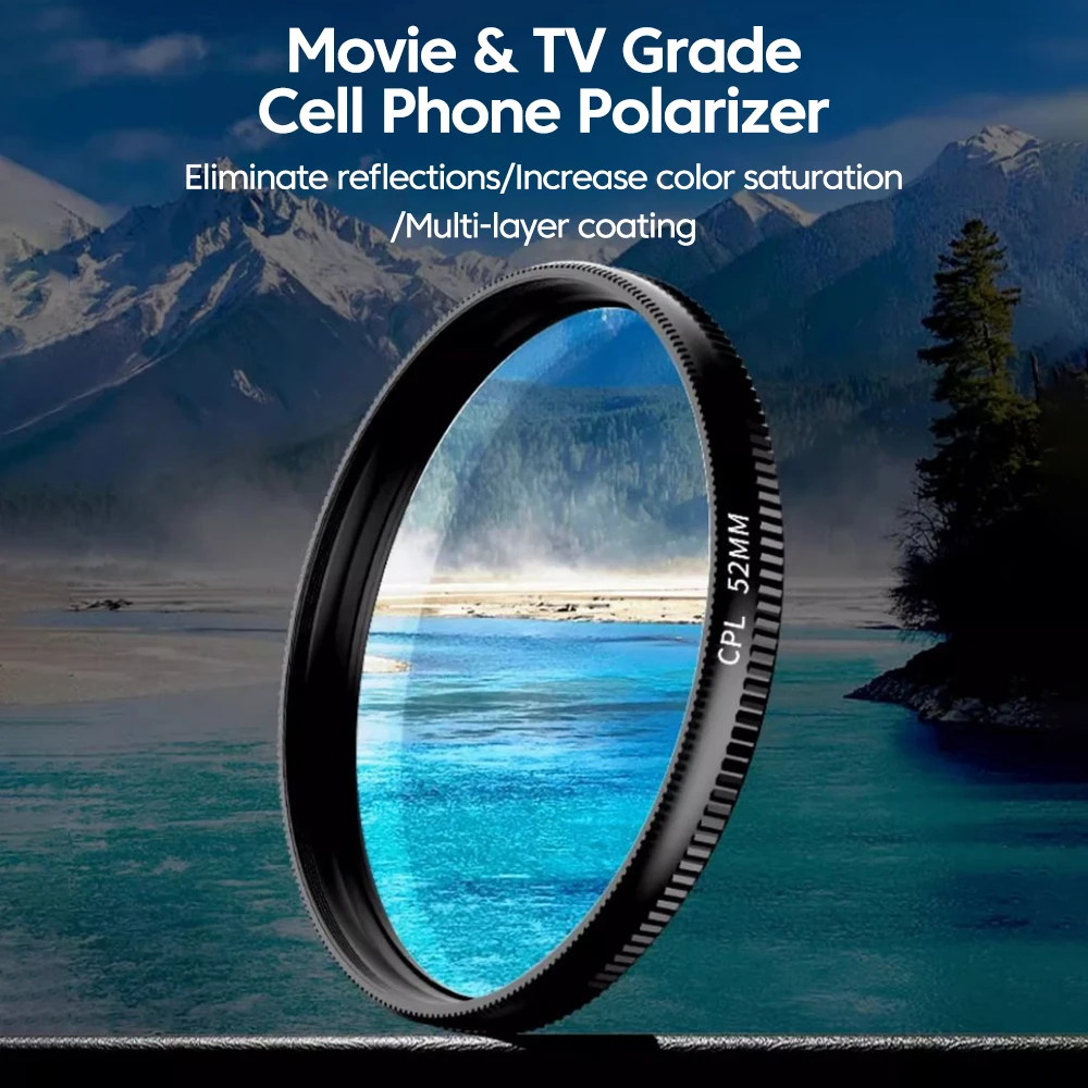 Nieuwe 52 mm CPL mobiele telef - Photography With Mobile recensie en prijs