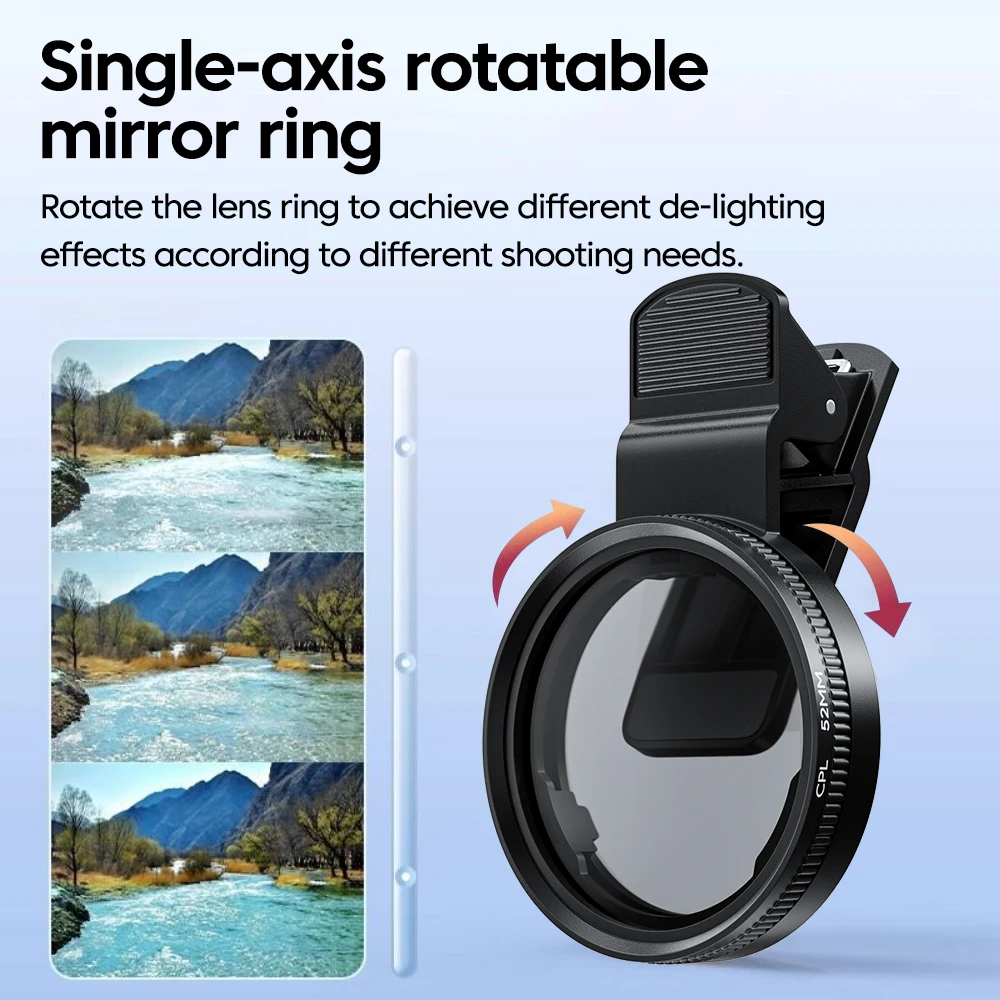 Nieuwe 52 mm CPL mobiele telef - Photography With Mobile recensie en prijs